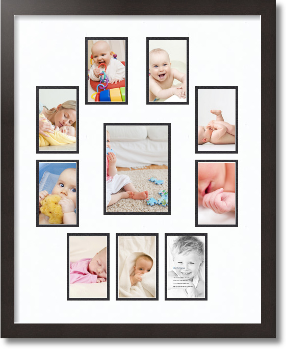 Espresso Collage Picture Frames At Fannie Gonzales Blog