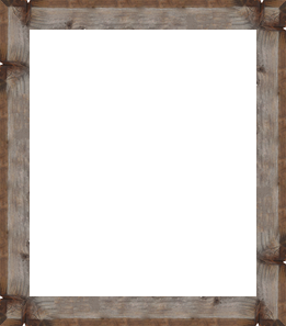 CustomPictureFrames.com 24x30 Frame Grey Real Wood Picture Frame Width 1.75  inches