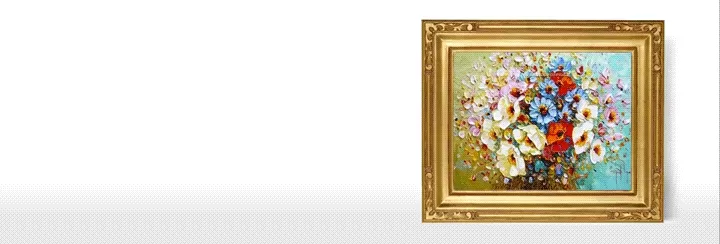 16x20 Ornate Aqua Picture Frame, Wall Colorful Frame for Artwork, Canvas,  Print