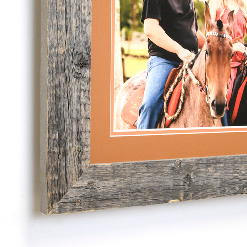 ArtToFrames 18x22 inch Real Reclaimed store Rustic Barnwood Picture Frame, 1.5