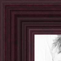  ArtToFrames 11x17 Inch Red Picture Frame, This 1.25 Custom  Wood Poster Frame is Dark Cherry Stain, for Your Art or Photos - Comes with  Regular Glass, WOM0066-81375-YCHY-11x17