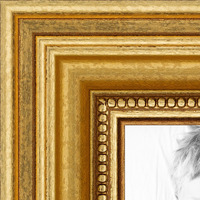 NEW Single, Gold Metal, 11x11 Photo Frame (8x8 Matted)